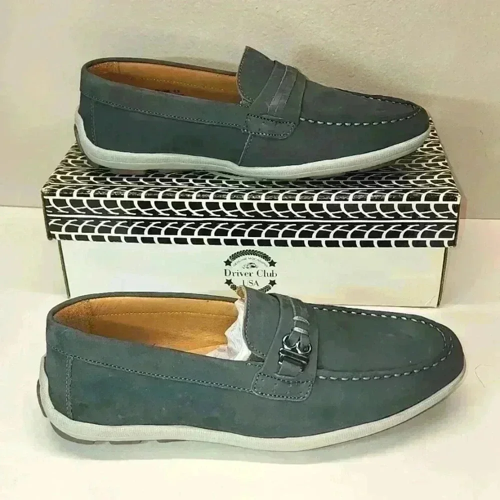Driver club genuine moccasins new with box size 4.5